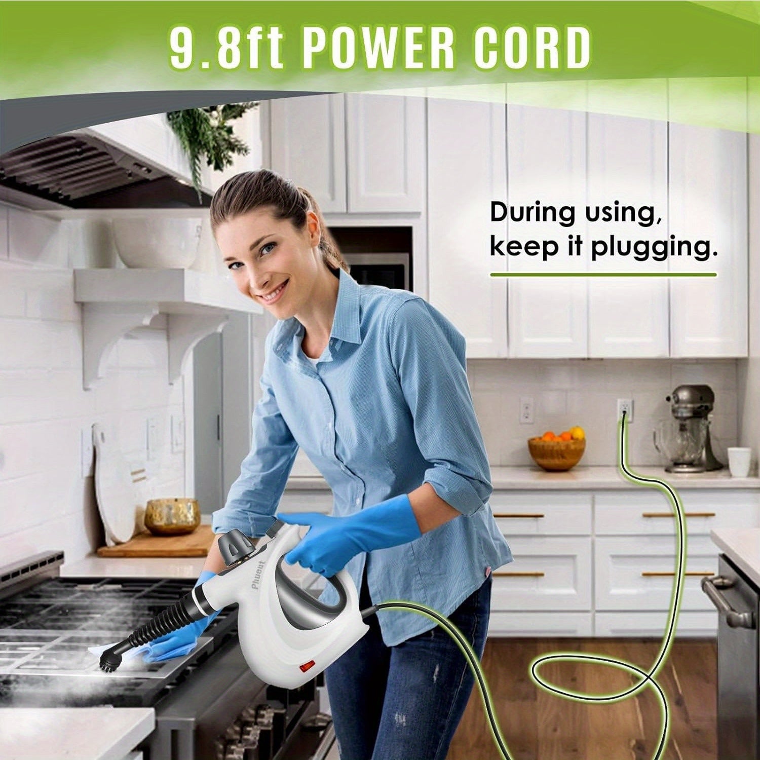 12-Accessory Multi-Surface Steam Cleaner - ViralGenius Store