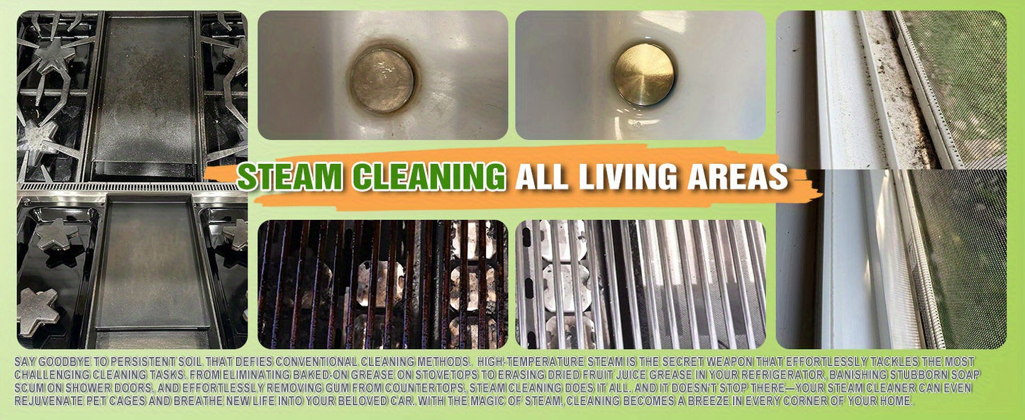 12-Accessory Multi-Surface Steam Cleaner - ViralGenius Store