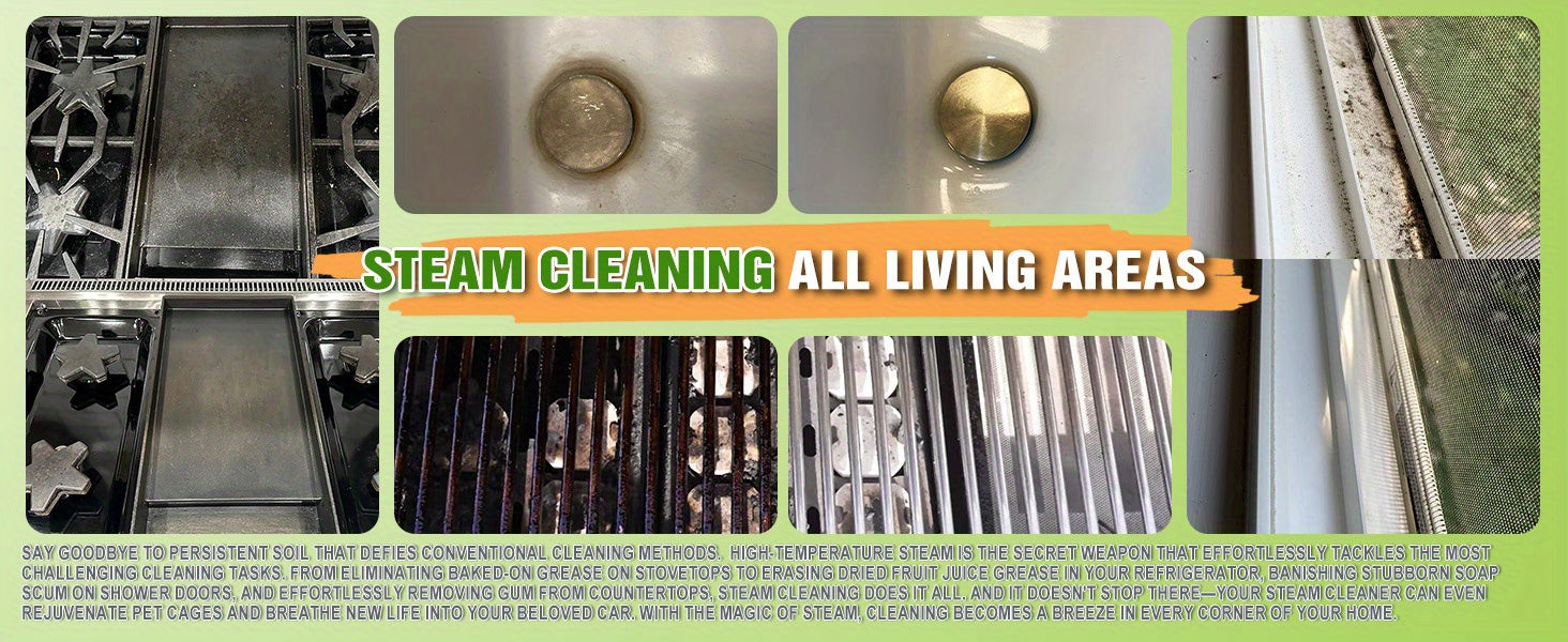 12-Accessory Multi-Surface Steam Cleaner - ViralGenius Store