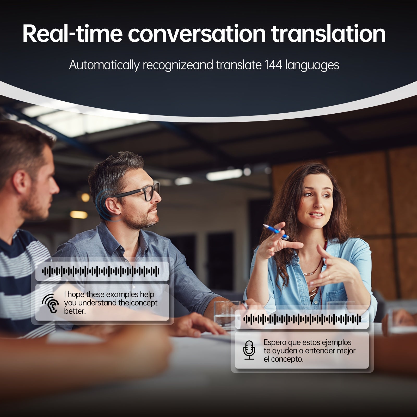 AI Translation Glasses, 144 Languages - ViralGenius Store