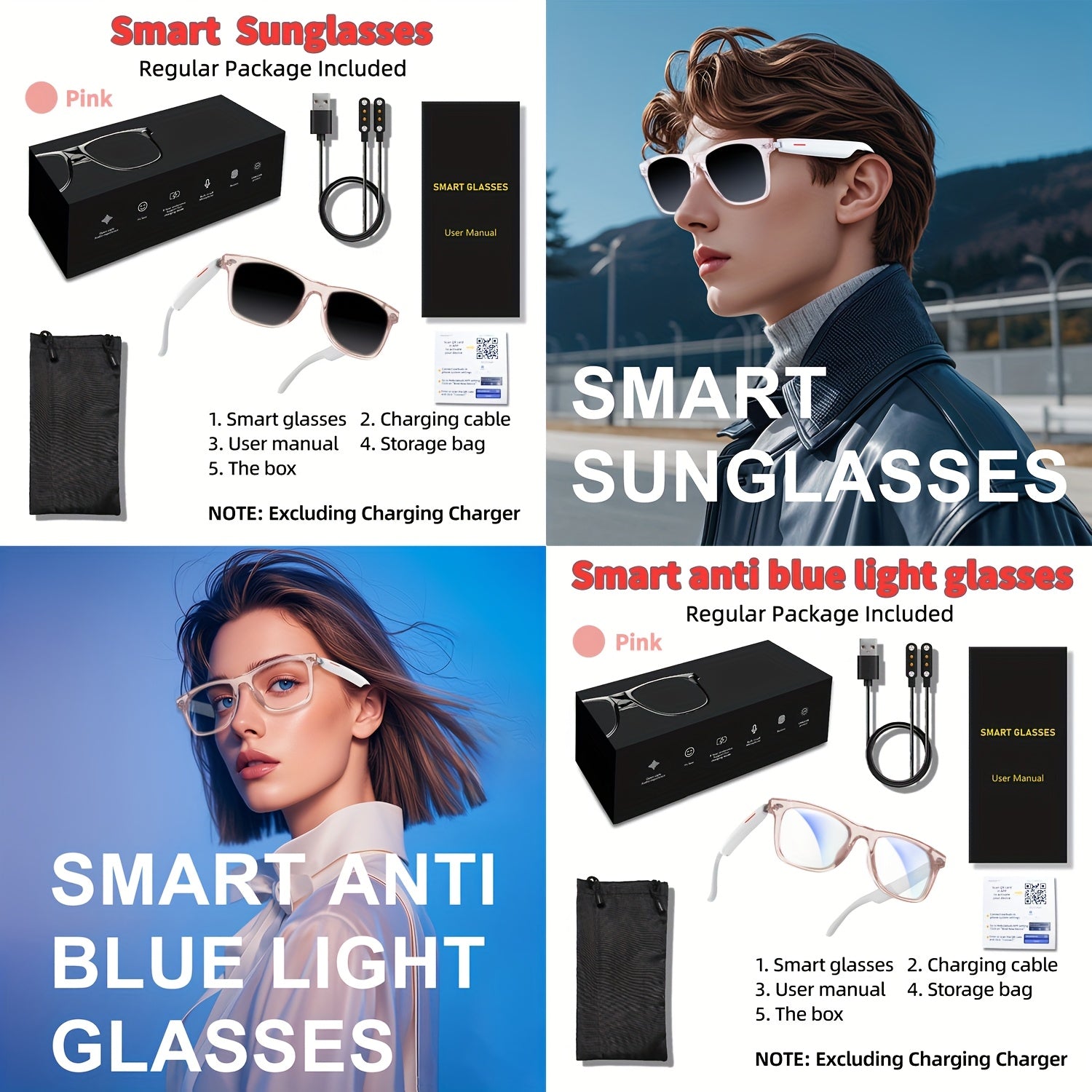 AI Translation Glasses, 144 Languages - ViralGenius Store