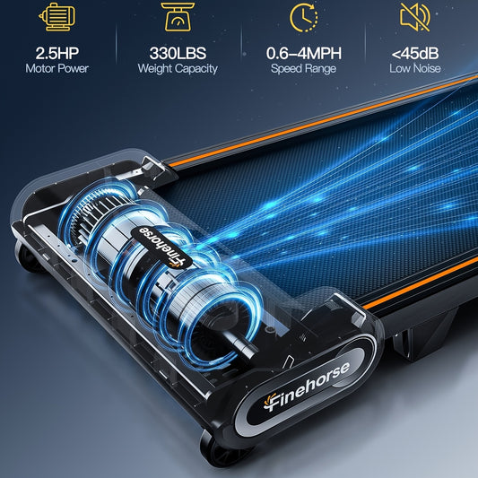 Incline Walking Pad Treadmill with Auto Incline - ViralGenius Store