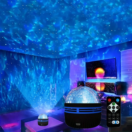 Galaxy Ocean Wave Projector - ViralGenius Store