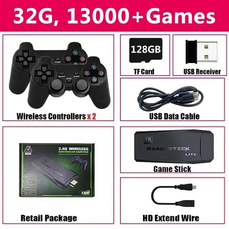 TV Game Stick 4K HD Retro Mini Handheld Game Player - ViralGenius Store