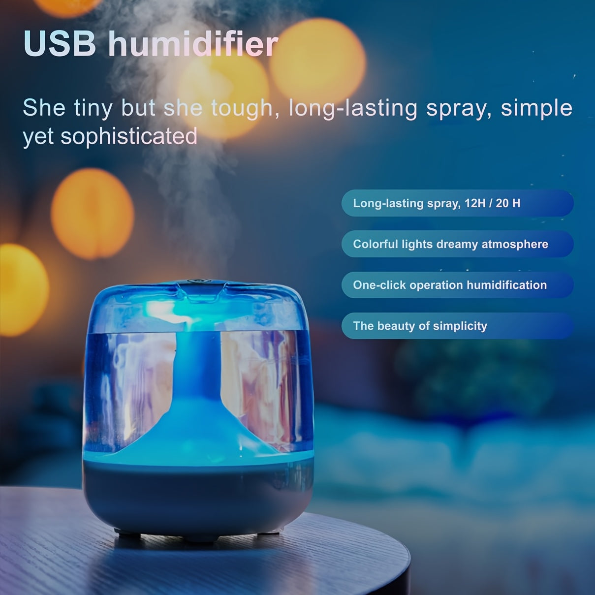 Quiet USB-Powered Home Humidifier - ViralGenius Store