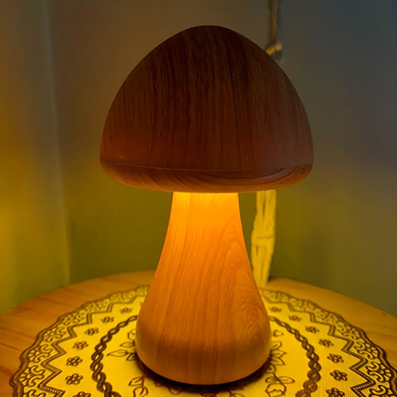 3-Color LED Mushroom Night Light with Touch Sensor - ViralGenius Store