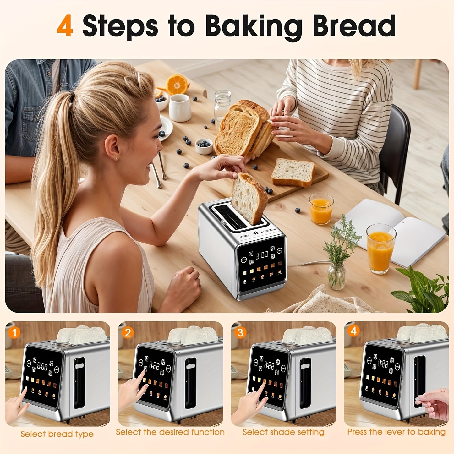 Touch Screen Toaster - ViralGenius Store