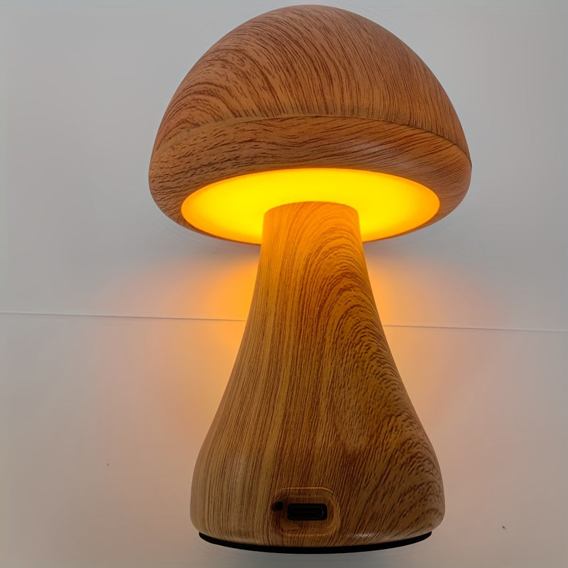 3-Color LED Mushroom Night Light with Touch Sensor - ViralGenius Store