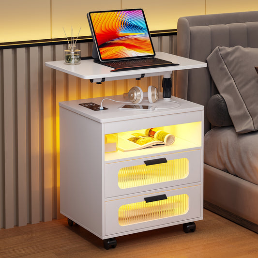 Modern Wireless Charging Nightstand - ViralGenius Store