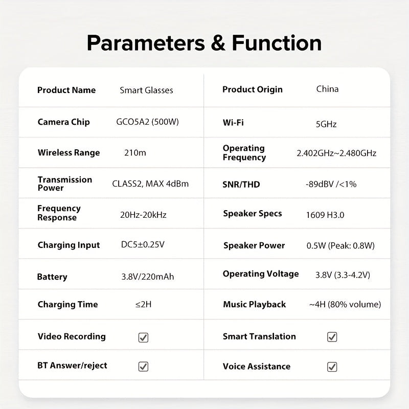 HD Camera Multifunctional Smart Glasses - ViralGenius Store