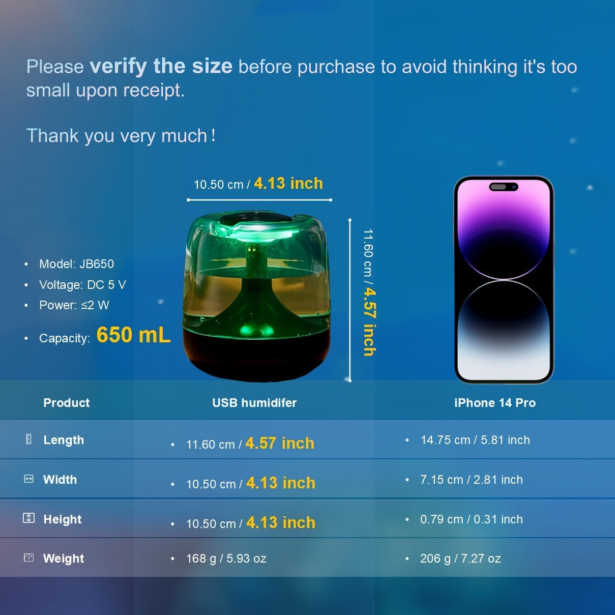 Quiet USB-Powered Home Humidifier - ViralGenius Store