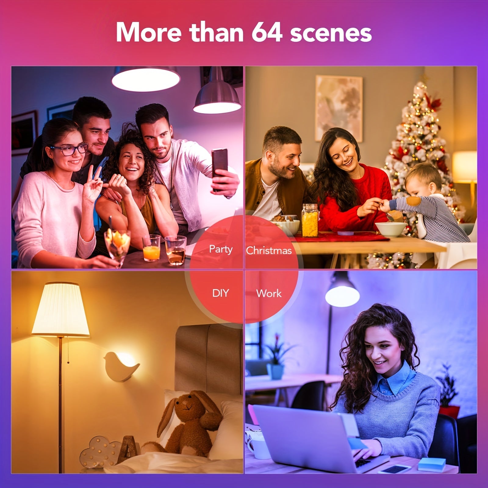 4pcs OREIN Matter Smart LED Light Bulbs - ViralGenius Store