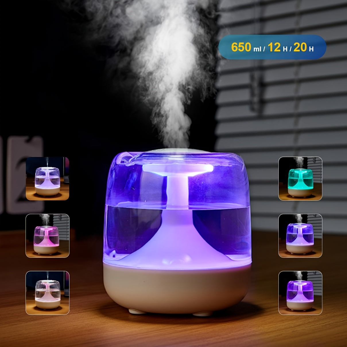 Quiet USB-Powered Home Humidifier - ViralGenius Store
