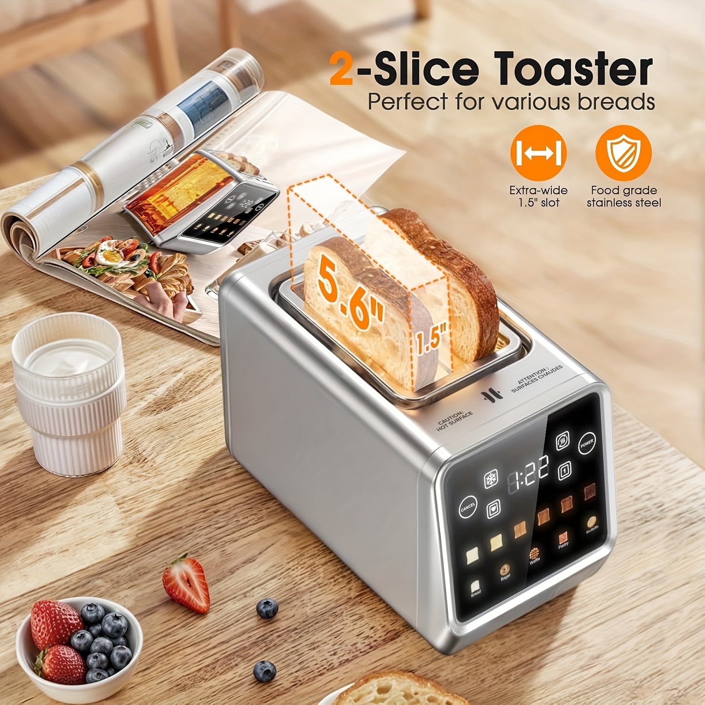 Touch Screen Toaster - ViralGenius Store