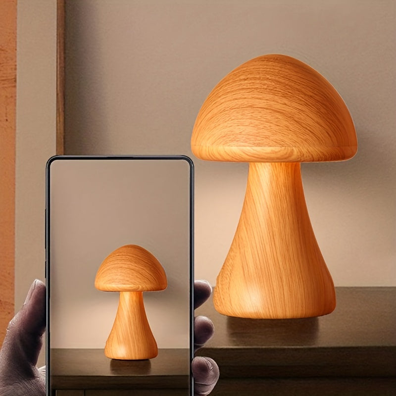 3-Color LED Mushroom Night Light with Touch Sensor - ViralGenius Store