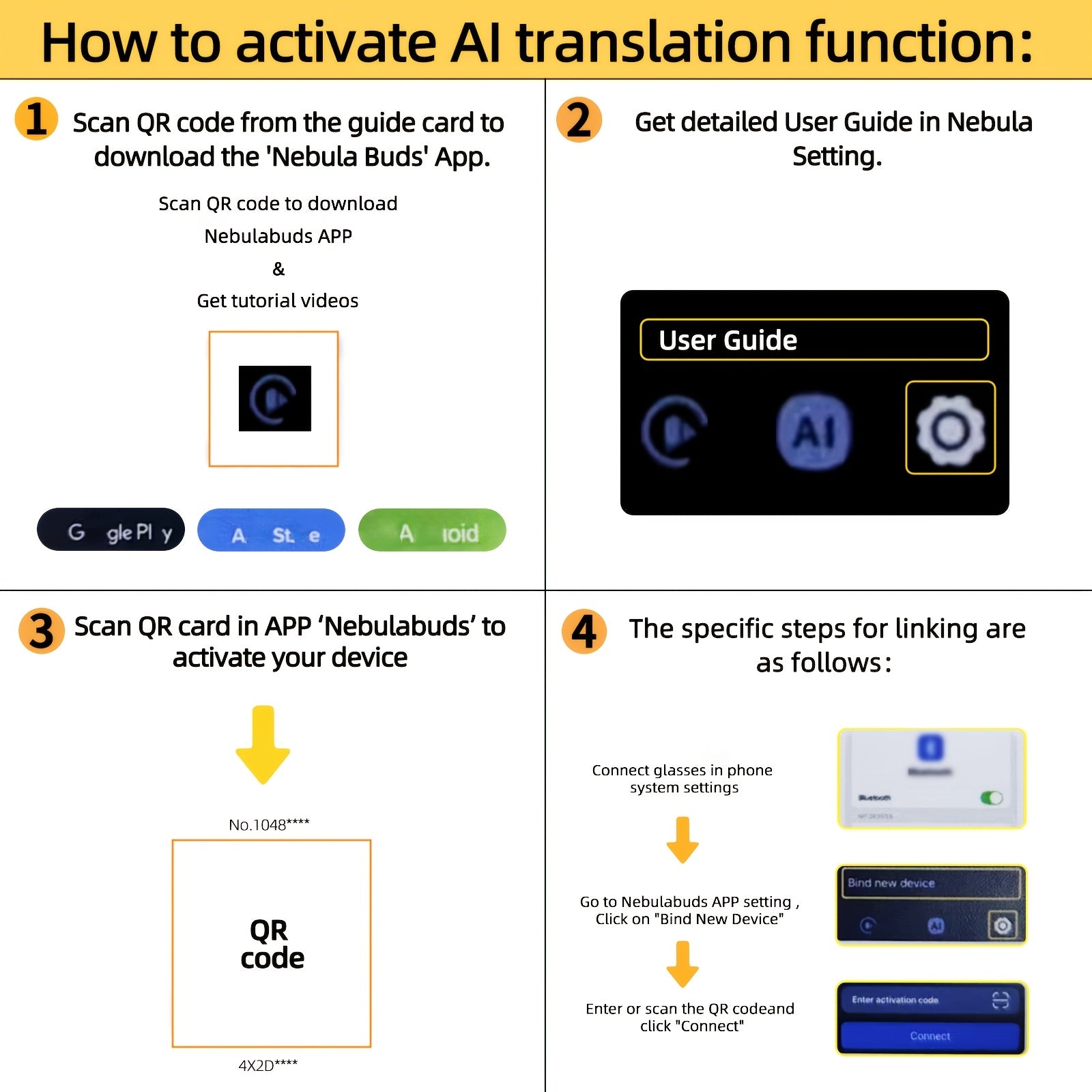 AI Translation Glasses, 144 Languages - ViralGenius Store