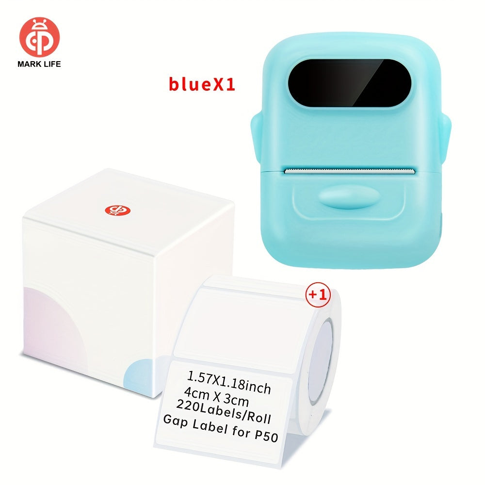 Marklife P50 - Portable Thermal Label Printer, Wireless & Compact Barcode Maker for Small Business, Office, Home, 20-50mm Labels, Wireless-Compatible with Android & iOS - ViralGenius Store