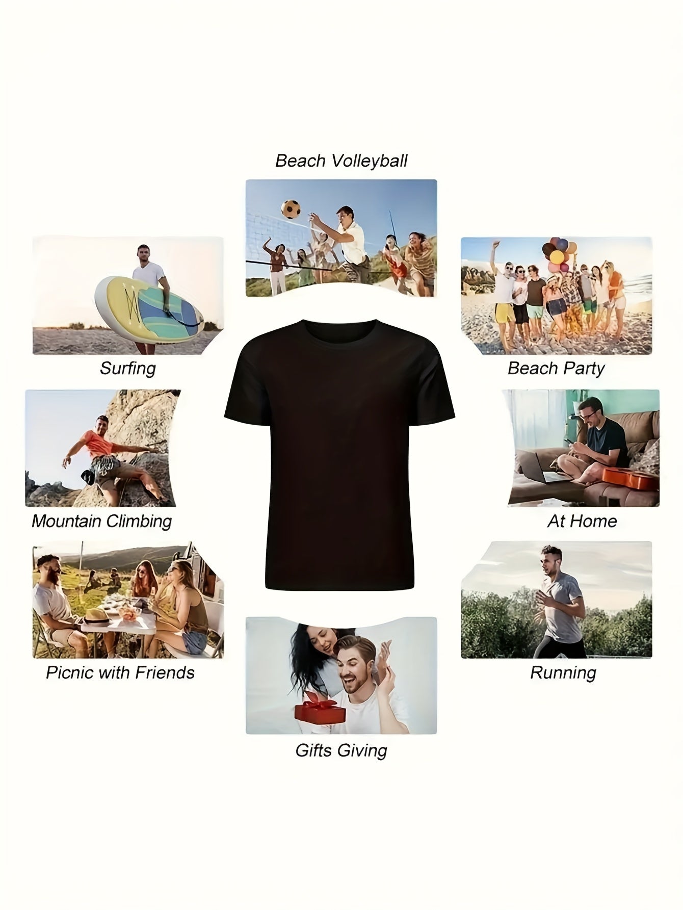 Illuminated Apparel Men's Glow in The Dark T-Shirt