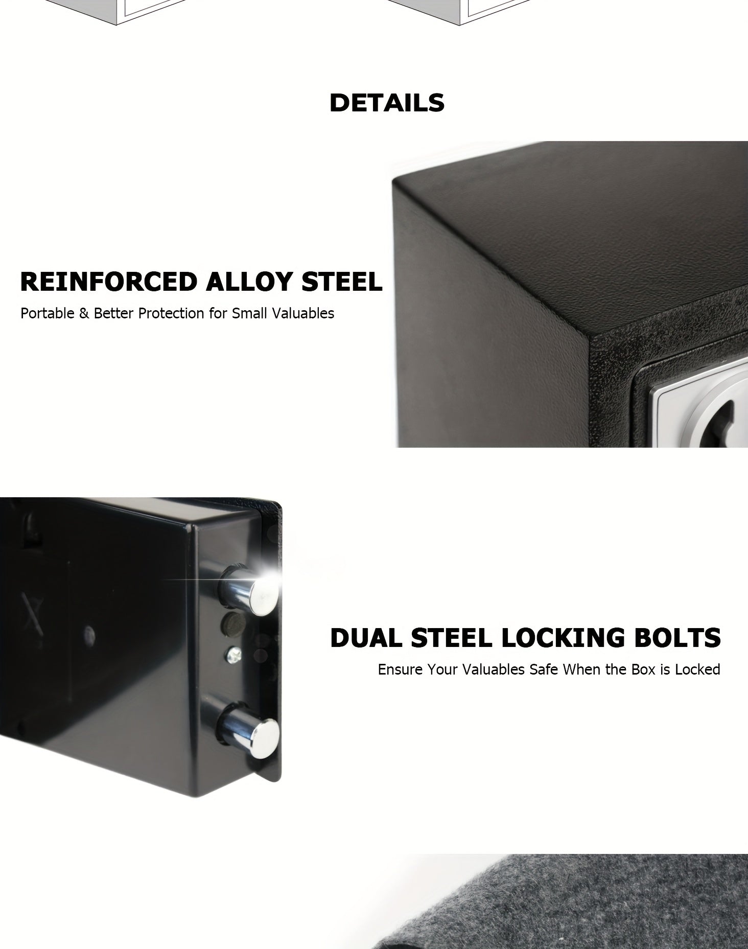 High-Security Fireproof Safes With Complimentary Fire -Resistant Bag | Premium Protection For Documents, Valuables, And Essentials | Available In Multiple Sizes To Suit Diverse Needs - ViralGenius Store