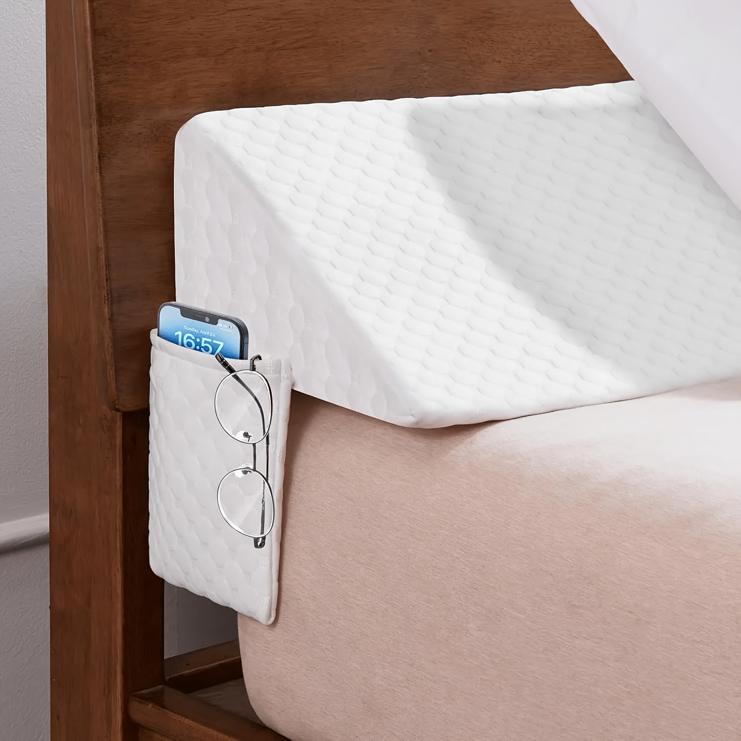 Bed Wedge Pillow - Bed Gap Filler Mattress Wedge Headboard Pillow Close The Gap Between Your Headboard or Wall for Sleeping Backrest Pillow - ViralGenius Store