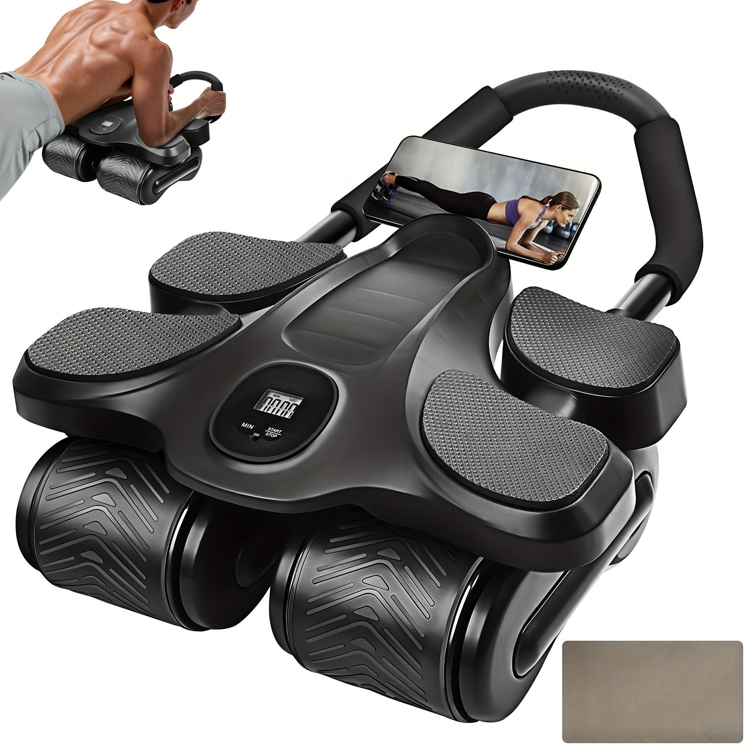 Smart Ab Roller Wheel with Automatic Rebound - ViralGenius Store