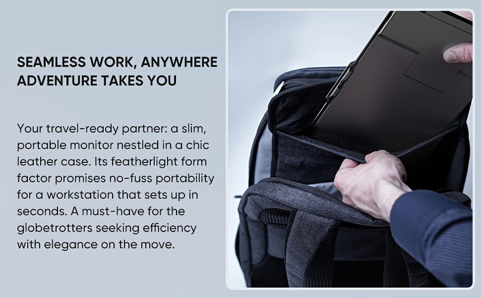 Laptop Screen Extender | 15.6/14 Inch | 1080P FHD | Triple/Single Portable Monitor with Built-In Speakers And Adjustable Stand, IPS Display, Ultra-Narrow Bezel, Wide Viewing Angle, Plug And Play | Compatible with Windows, Mac - ViralGenius Store