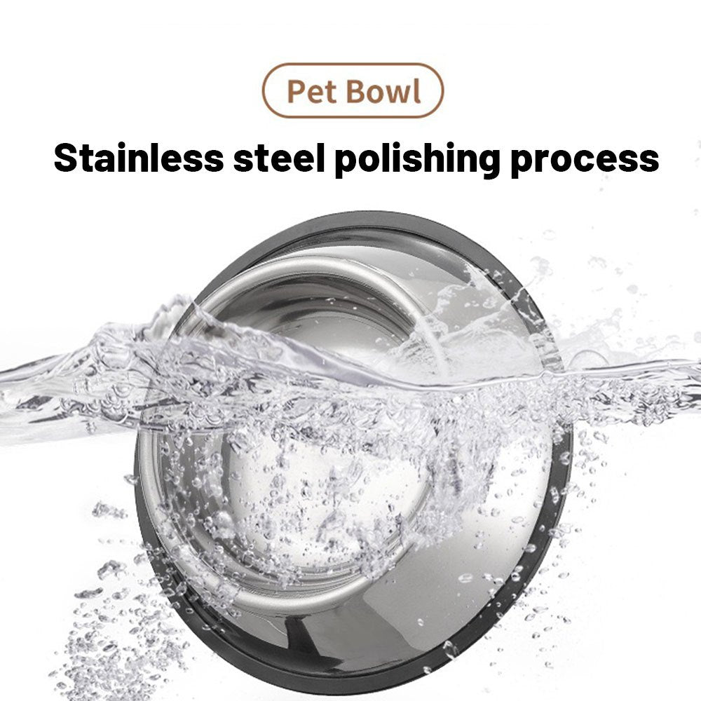 1pc Personalized Stainless Steel Dog Bowls - Non-Slip Custom Pet Feeding Dishes - For Dogs - Ideal for New Year Gifts - ViralGenius Store