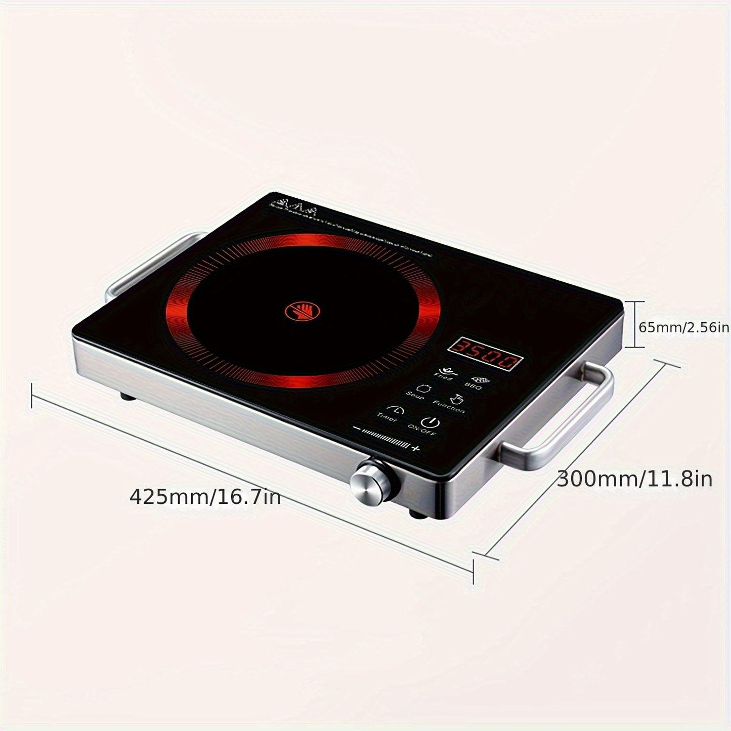 Electric Ceramic Stove, 2200W Ceramic Stove - 2200W Electric Ceramic Stove Infrared Induction Cooker Home Cooktop Cooking Furnace US 110V - ViralGenius Store