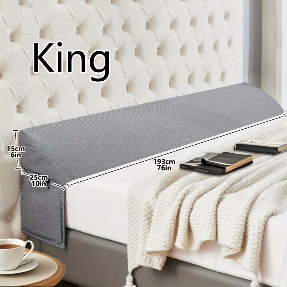 Bed Wedge Pillow - Bed Gap Filler Mattress Wedge Headboard Pillow Close The Gap Between Your Headboard or Wall for Sleeping Backrest Pillow - ViralGenius Store