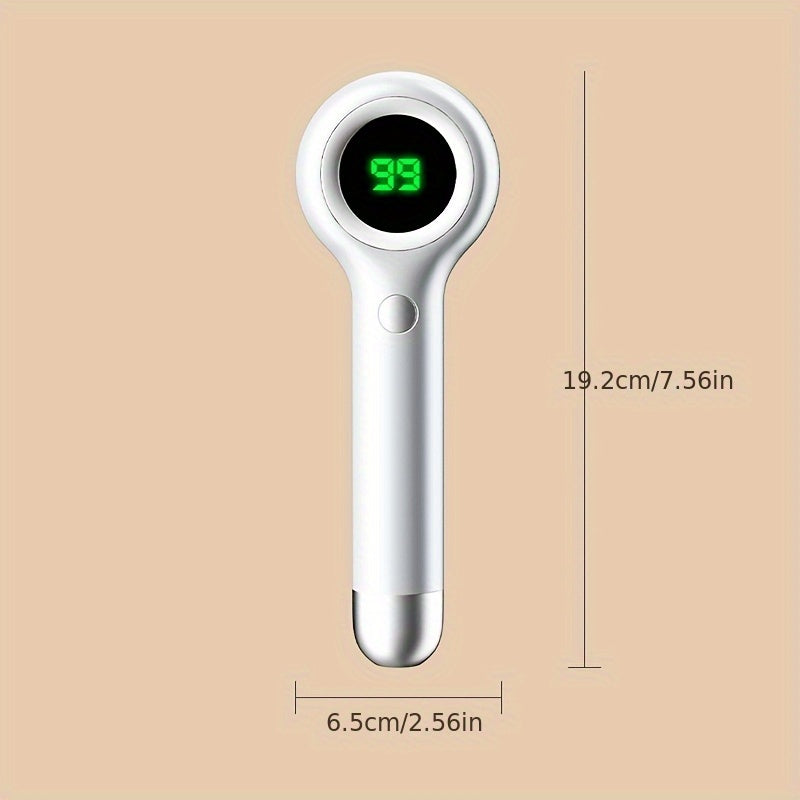 1pc USB Rechargeable Electric Foot Callus Remover Kit - Rechargeable Pedicure Tools For Feet Care With 3 Interchangeable Heads, 2 Speeds, And Dander Vacuum Cleaner - Professional Foot Care Solution For Smooth And Soft Feet - ViralGenius Store