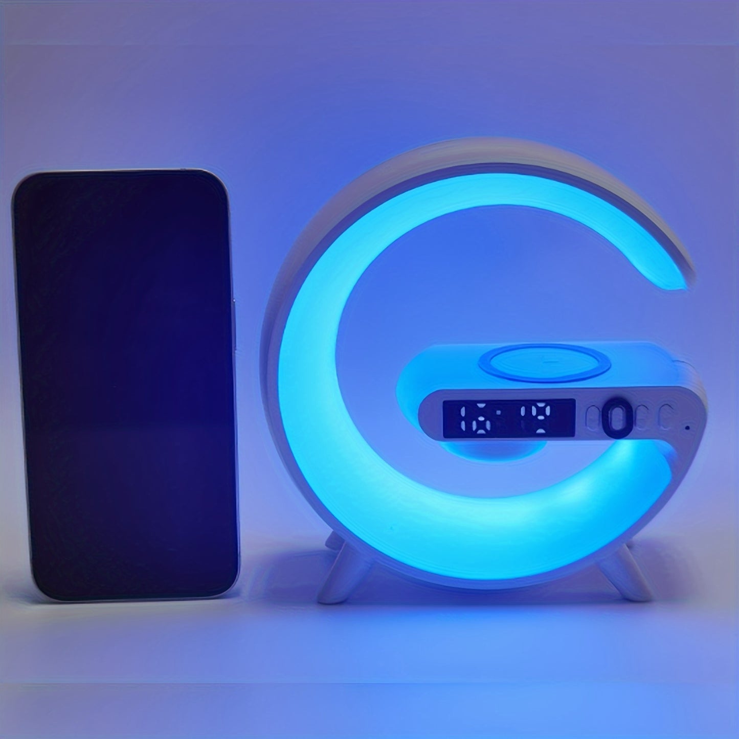 Wireless Speaker with Phone Charger, Dimmable Alarm Clock - ViralGenius Store