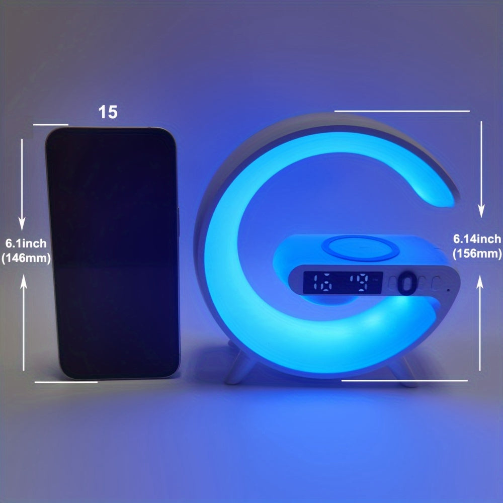 Wireless Speaker with Phone Charger, Dimmable Alarm Clock - ViralGenius Store