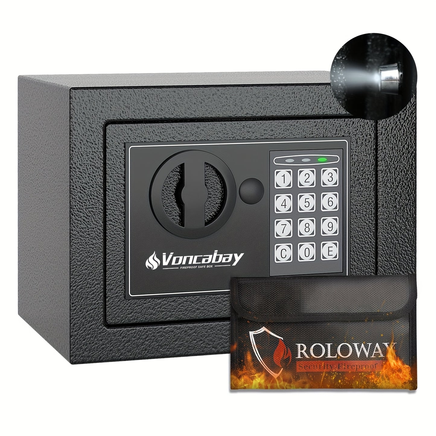 High-Security Fireproof Safes With Complimentary Fire -Resistant Bag | Premium Protection For Documents, Valuables, And Essentials | Available In Multiple Sizes To Suit Diverse Needs - ViralGenius Store