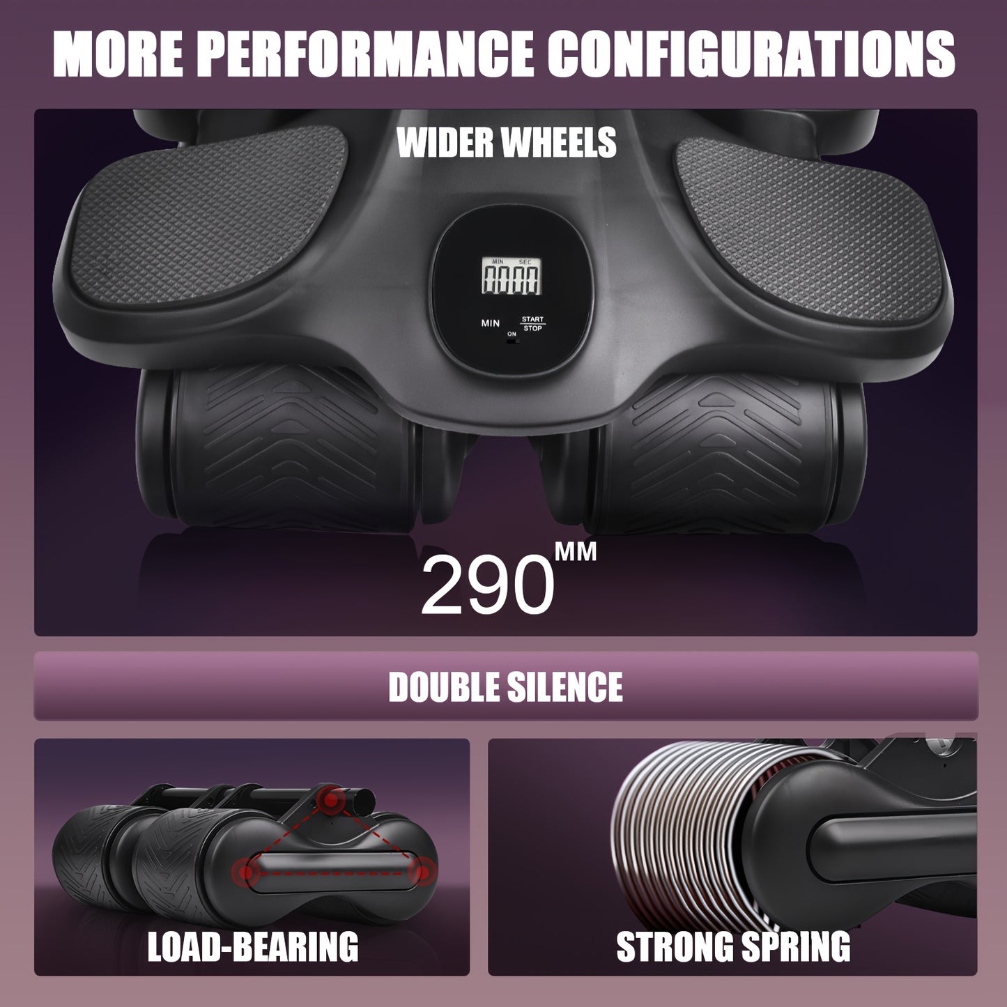 Smart Ab Roller Wheel with Automatic Rebound - ViralGenius Store