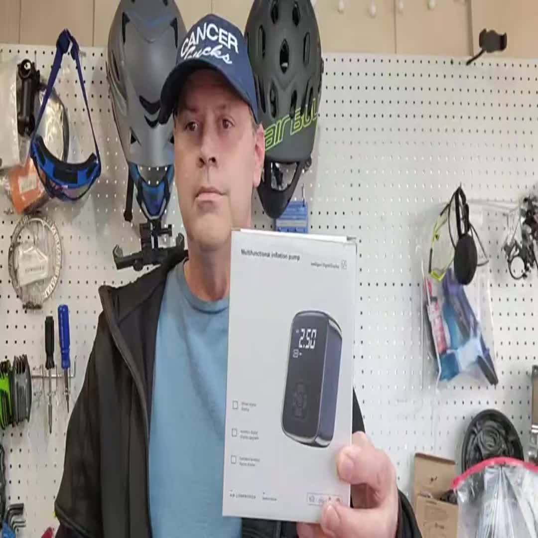 1pc Portable Tire Inflator with Digital Display - Fast Cordless Air Compressor, USB Rechargeable, Multi-Function Nozzle Adapter, Long-Lasting Lithium Battery for Car, Motorcycle, Bicycle Tires & Balls - Auto Parts, Tire Infla - ViralGenius Store