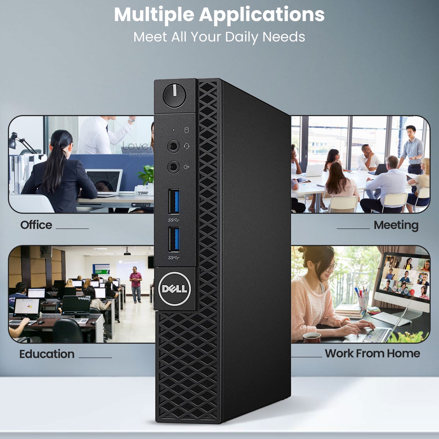 Dell OptiPlex 3050 Tiny | Desktop Computer Mini PC | Intel Core i5-6500T 6th Gen Quad-Core Processor | DDR4 RAM | Solid State Drive (SSD) | WiFi | Windows 11 Pro (Renewed) - ViralGenius Store