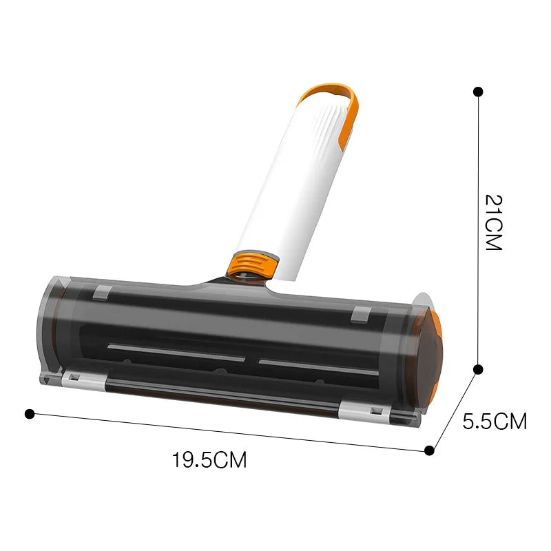 Reusable pet hair remover roller dimensions