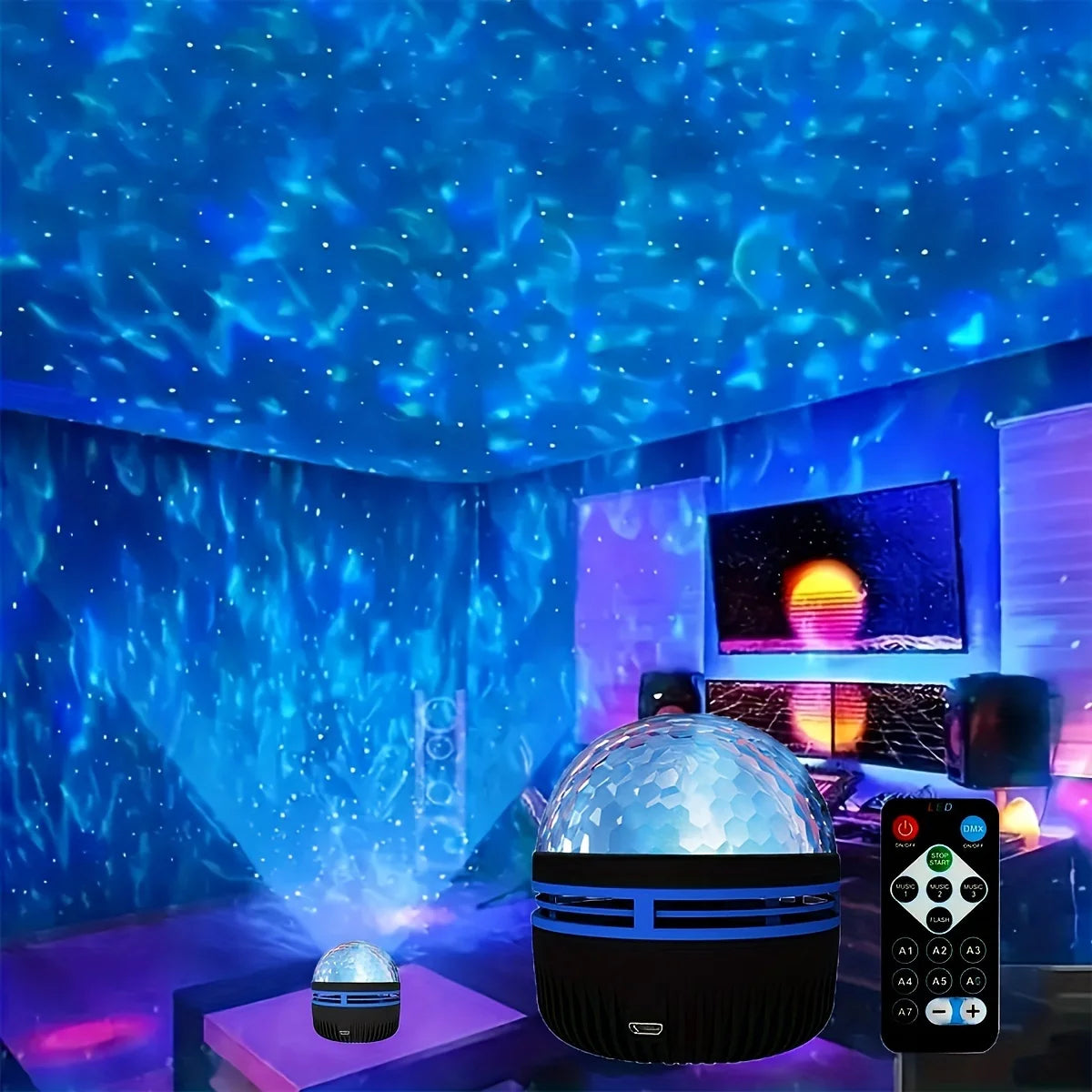 Galaxy Ocean Wave Projector - ViralGenius Store