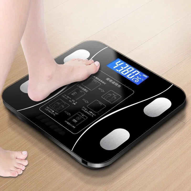 Bluetooth body fat scale height and fat loss instrument ultra-accurate electronic smart home weight scale - ViralGenius Store