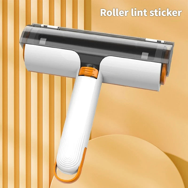 Reusable lint and pet hair roller