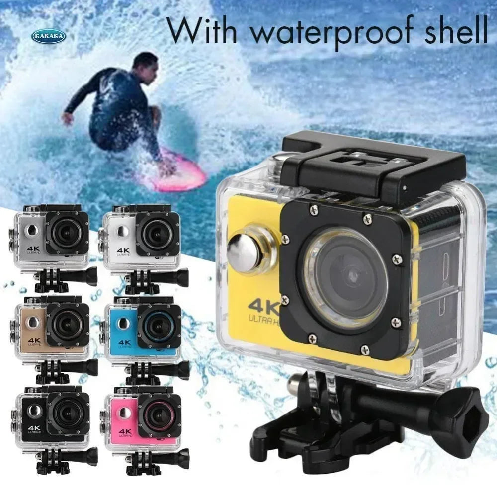 Action Camera Ultra HD 4K/30fps WiFi 2.0-inch 170D Underwater Waterproof Helmet Video Recording Cameras Sport Cam - ViralGenius Store