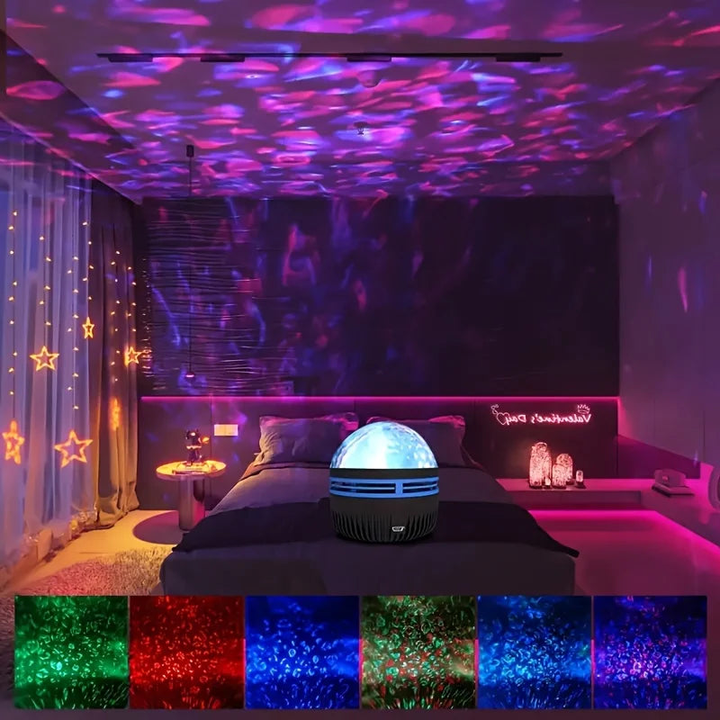 Galaxy Ocean Wave Projector - ViralGenius Store