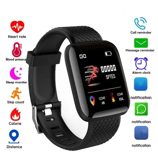 Smart Watches Weather Music Player Message Heart Rate Monitor Fitness Bracelet Men Gift Woman Smartwatch For IOS Android D13 116 - ViralGenius Store