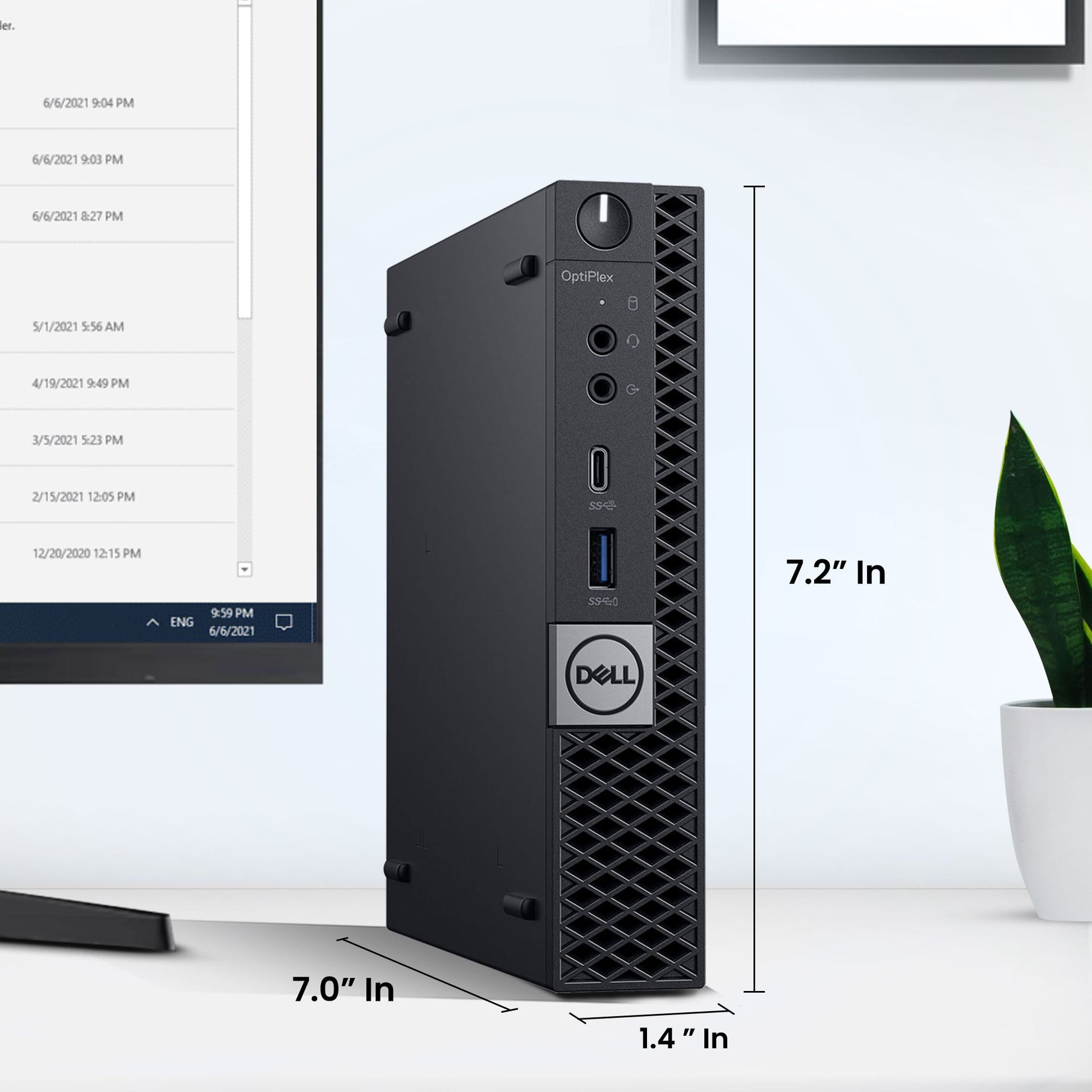 Dell OptiPlex 3050 Tiny | Desktop Computer Mini PC | Intel Core i5-6500T 6th Gen Quad-Core Processor | DDR4 RAM | Solid State Drive (SSD) | WiFi | Windows 11 Pro (Renewed) - ViralGenius Store
