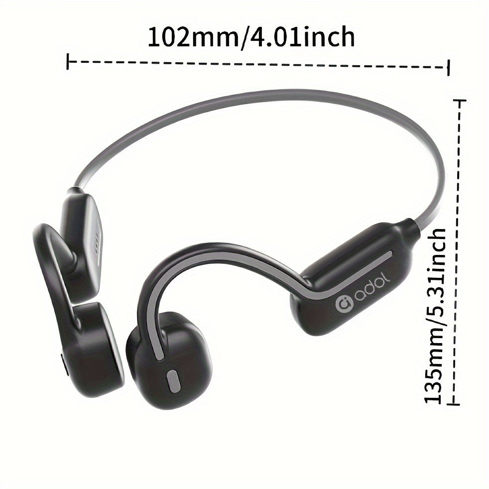 Wireless Bone Conduction Earphone Magnetic Charging Port, Protection With Microphone Built-in Multi-function Button Switch MP3 Mode Intelligent, Can Be Used For Swimming Sports Music Fitness Long Endurance