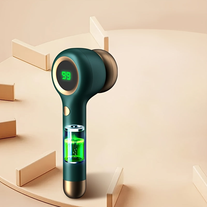 1pc USB Rechargeable Electric Foot Callus Remover Kit - Rechargeable Pedicure Tools For Feet Care With 3 Interchangeable Heads, 2 Speeds, And Dander Vacuum Cleaner - Professional Foot Care Solution For Smooth And Soft Feet - ViralGenius Store