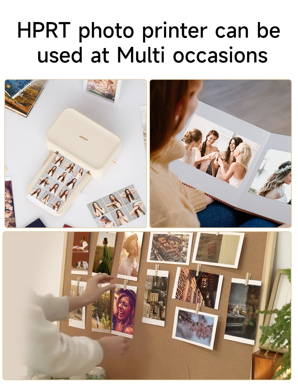 [Wireless Photo Printer] Wi-Fi Wireless 4x6 Photo Printer | +20 Sheets & 1 Ribbon, Instant Picture Printer For iPhone, Android, Smartphone, AR Video Printing, Portable Thermal Dye-Sublimation Printer For Home Use - ViralGenius Store