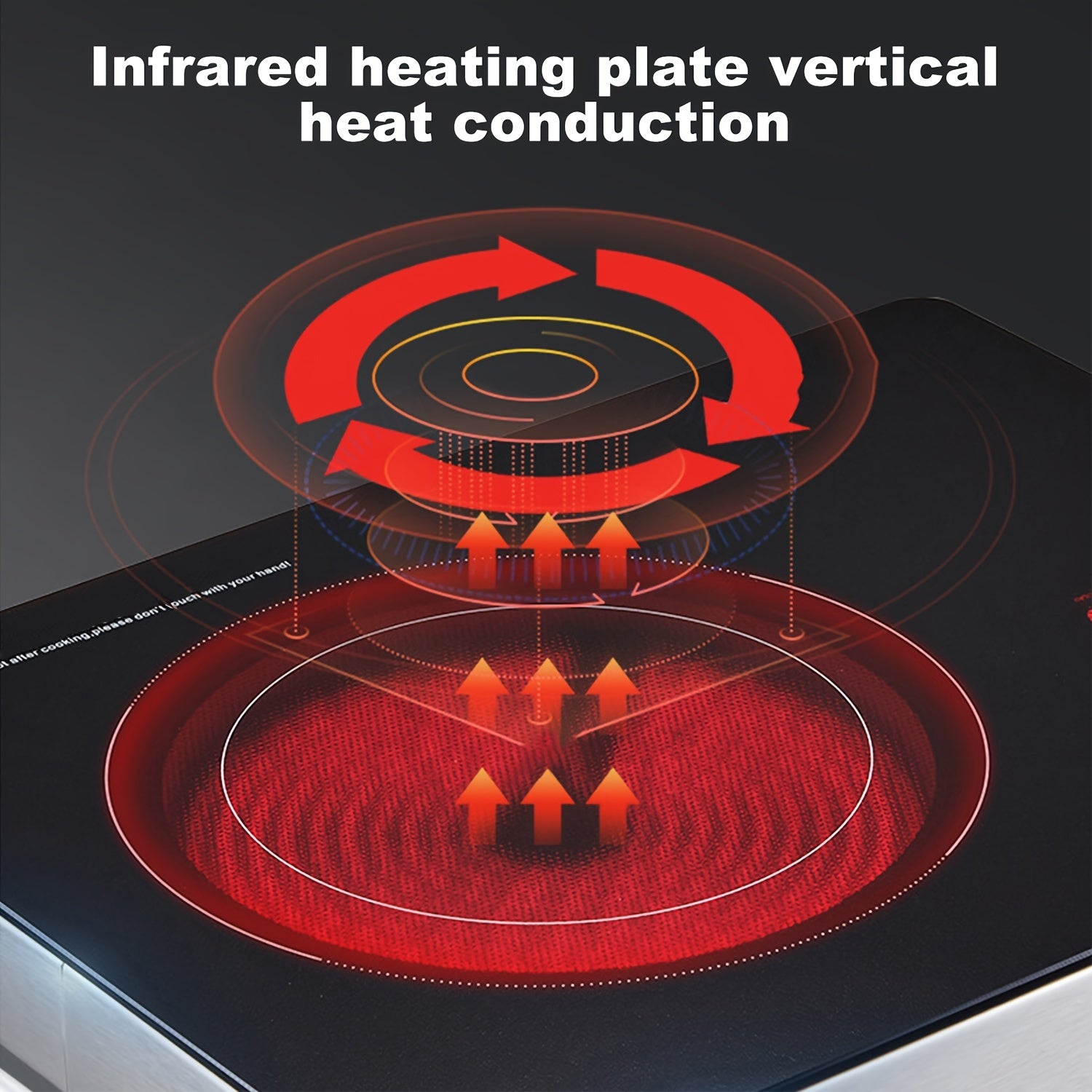 Electric Ceramic Stove, 2200W Ceramic Stove - 2200W Electric Ceramic Stove Infrared Induction Cooker Home Cooktop Cooking Furnace US 110V - ViralGenius Store