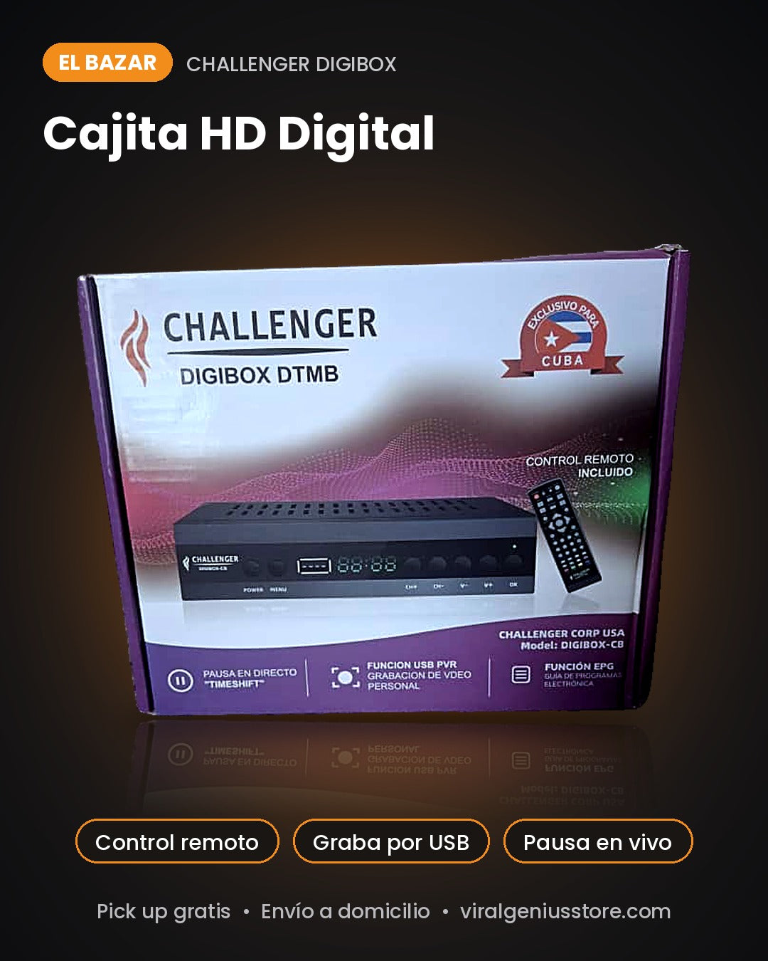 Cajita HD Digital – El Bazar