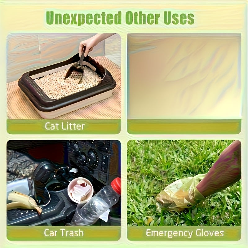 120pcs Thick Leak-Proof Poop Bags for Cats & Dogs - Heavy-Duty Polyethylene Pet Waste Bags with Paw Print Design, Compatible with Automatic Dispensers, Individually Wrapped Roll Packaging, Easy-to-Clean & Durable for Puppies, - ViralGenius Store